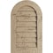 Ekena Millwork Timberthane Hand Hewn Round Top Faux Wood Non-Functional Gable Vent, Primed Tan, 32"W x 30"H GVURRT32X30DHHPR - alternate 1